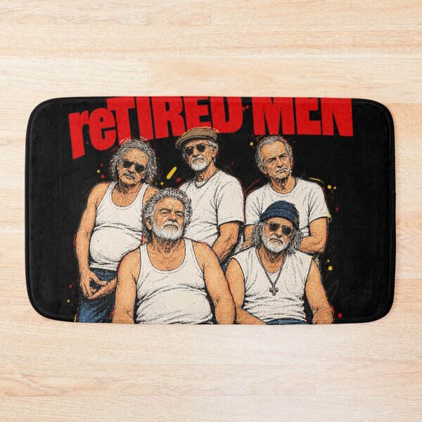 Item preview, The Retired Men My Back Hurts - Funny Retirement Band Art designed and sold by BRTHRCNK01.