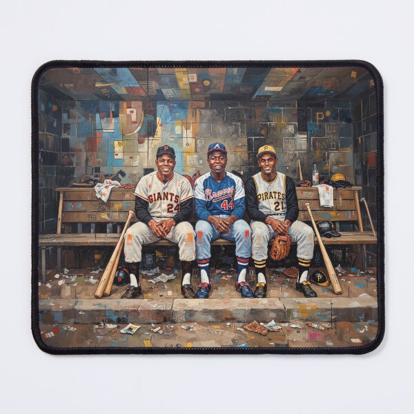 Item preview, Mays Aaron Clemente Baseball's All Star Trio designed and sold by Home Decor Art.