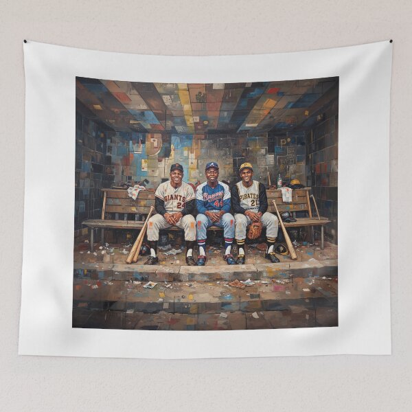 Item preview, Mays Aaron Clemente Baseball's All Star Trio designed and sold by Home Decor Art.