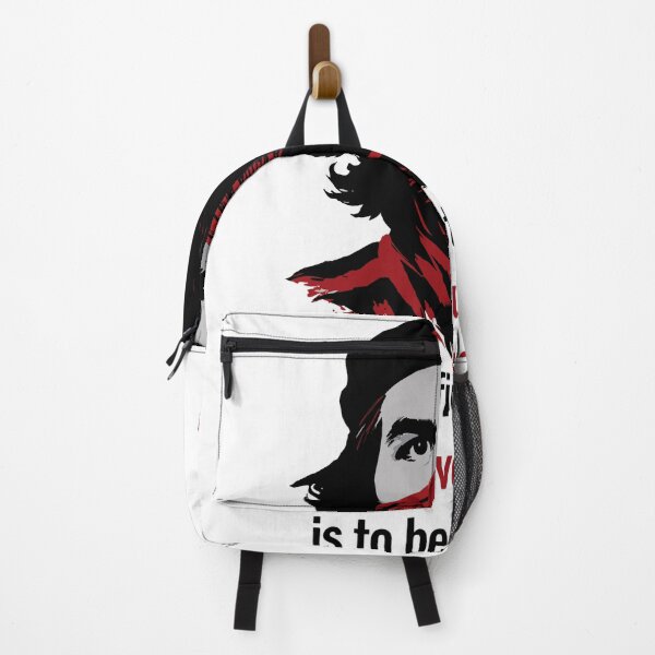 Item preview, Che Guevara portrait featuring the inspiring quote "The first duty of a revolutionary is to be educated" designed and sold by Designart68.