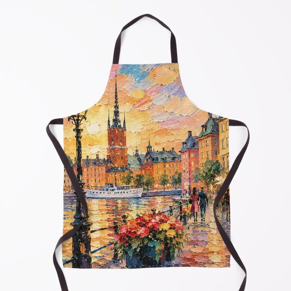 Item preview, A painting of Stockholm, Sweden – A Beautiful city in Europe. designed and sold by GalleryKauffeld.