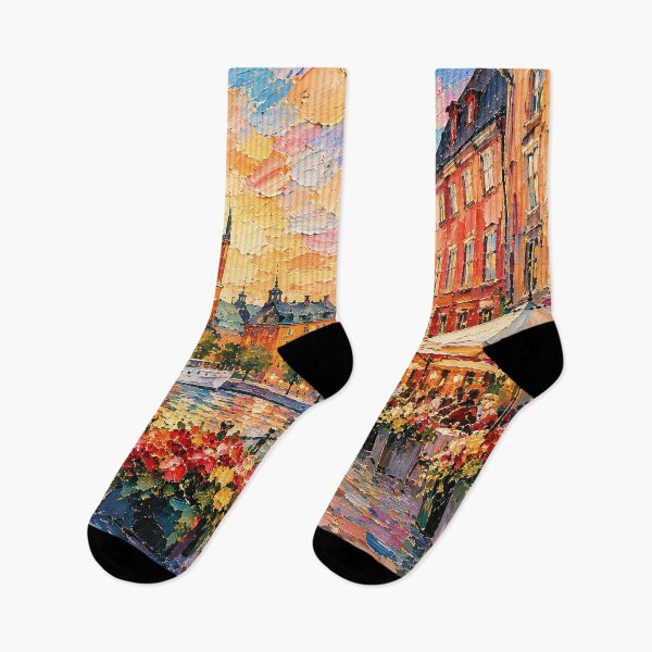 Item preview, A painting of Stockholm, Sweden – A Beautiful city in Europe. designed and sold by GalleryKauffeld.