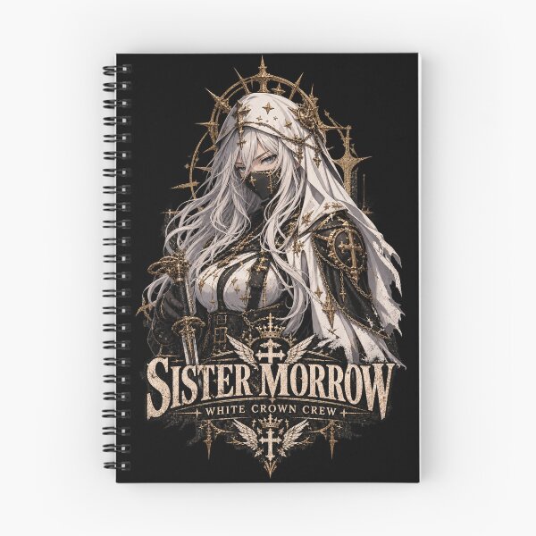 Item preview, Sister Morrow White Crown | Anime Pirate Priestess Manga Style designed and sold by Boomaroo.