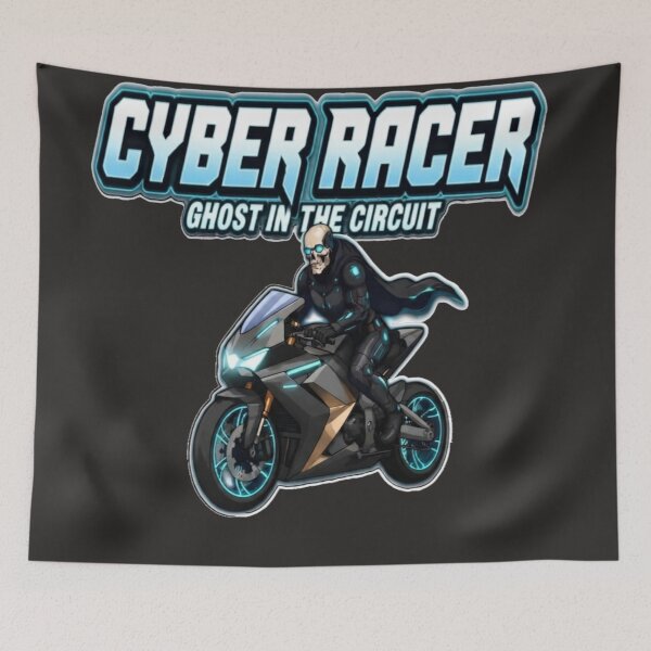 Item preview, Cyber Racer Ghost In The Circuit Anime Art designed and sold by FABIOLA1970.