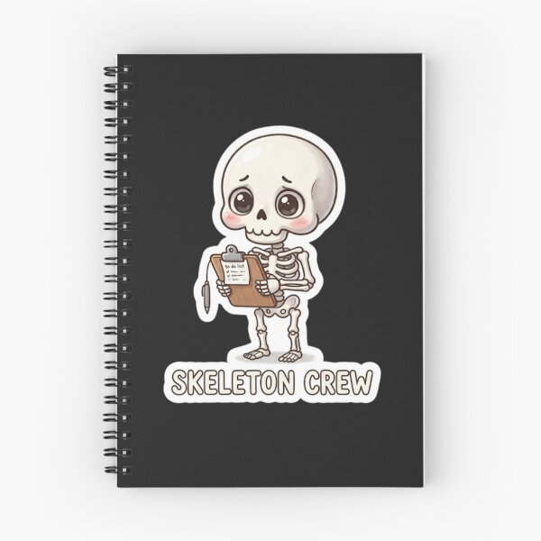 Item preview, Skeleton Crew Cute Halloween Skeleton Sticker designed and sold by Cerys-GS.