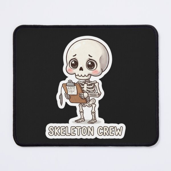Item preview, Skeleton Crew Cute Halloween Skeleton Sticker designed and sold by Cerys-GS.