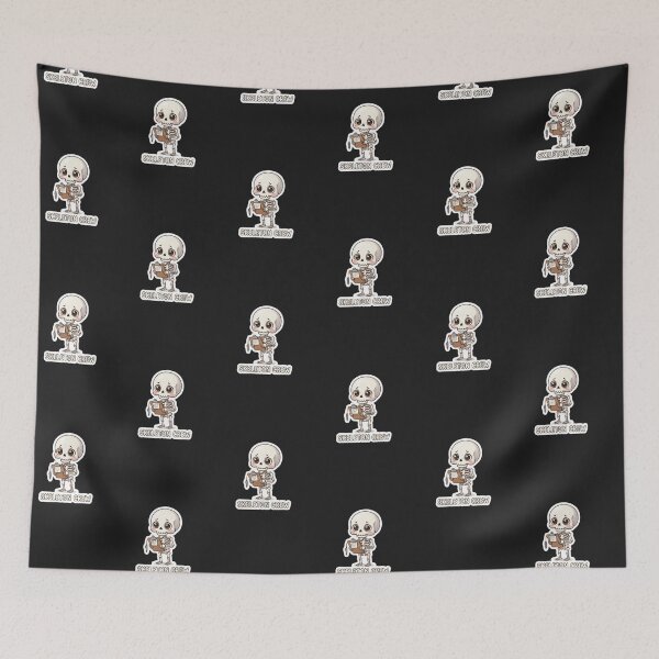 Item preview, Skeleton Crew Cute Halloween Skeleton Sticker designed and sold by Cerys-GS.