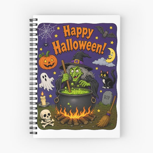 Item preview, Happy Halloween Spooky Witch designed and sold by Rockett Graphics.