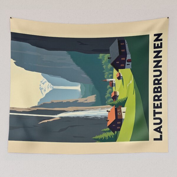 Item preview, Lauterbrunnen Bernese Oberland Switzerland – Vintage Travel RBA-2026-0011-A designed and sold by IdeaSmith.