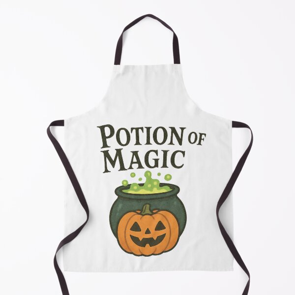 Item preview, Halloween Pumpkin with Witch Cauldron and Colorful Potion designed and sold by PrintCreations9.