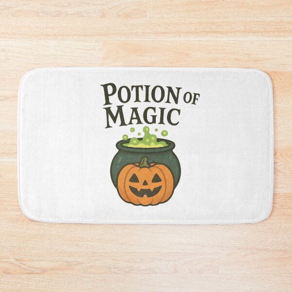 Item preview, Halloween Pumpkin with Witch Cauldron and Colorful Potion designed and sold by PrintCreations9.