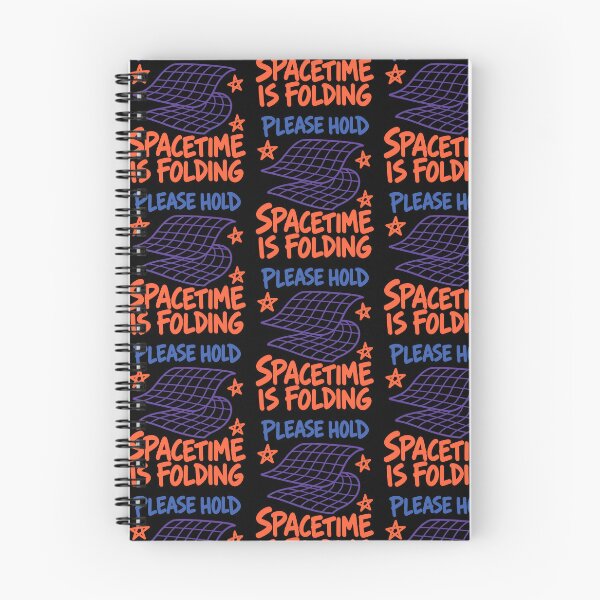 Item preview, Please Hold Spacetime Is Folding Funny Physics Science Joke designed and sold by TeeTimeTreasure.
