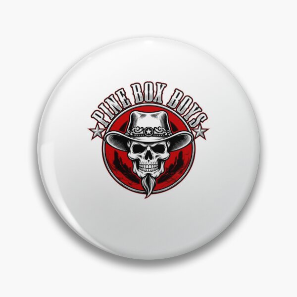 Item preview, Vintage outlaw cowboy skull emblem for fans of murder ballads,  designed and sold by Designart68.