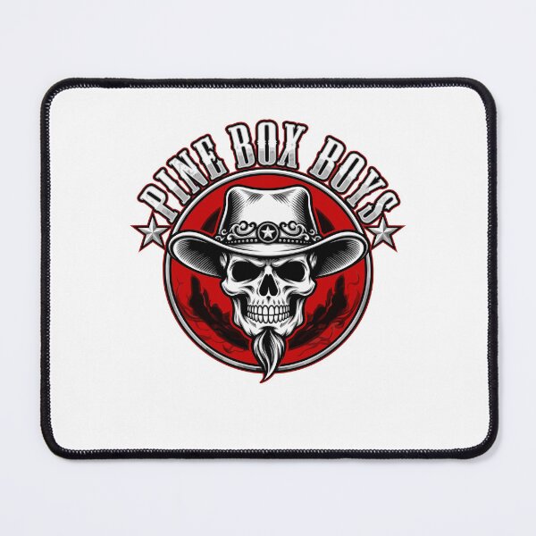 Item preview, Vintage outlaw cowboy skull emblem for fans of murder ballads, designed and sold by Designart68.