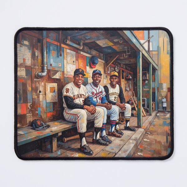 Item preview, Mays Aaron Clemente Baseball's All Star Trio designed and sold by Home Decor Art.