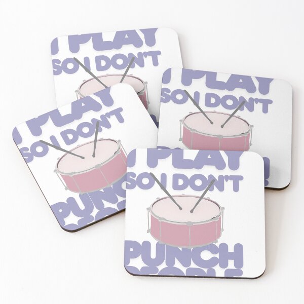 Item preview, Play drum so I don't punch people designed and sold by TaraPen.