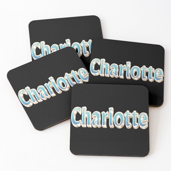 Item preview, Charlotte Name in Blue and Purple with a Glam Style designed and sold by AloraDawnEve.