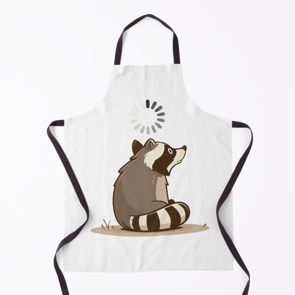 Item preview, Raccoon Waiting Under Loading Icon designed and sold by 123Long.