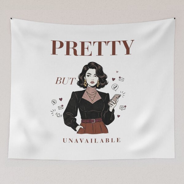 Item preview, Pretty But Unavailable Retro Vintage Aesthetic Girl T-Shirt designed and sold by KaBaRen.