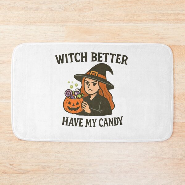 Item preview, Sassy Witch with Pumpkin Candy Bucket Halloween Design designed and sold by PrintCreations9.