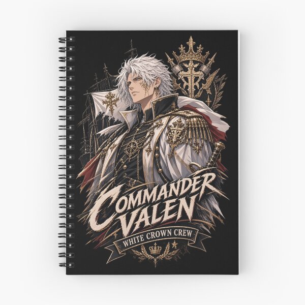 Item preview, Commander Valen White Crown | Anime Pirate Officer Manga Style designed and sold by Boomaroo.