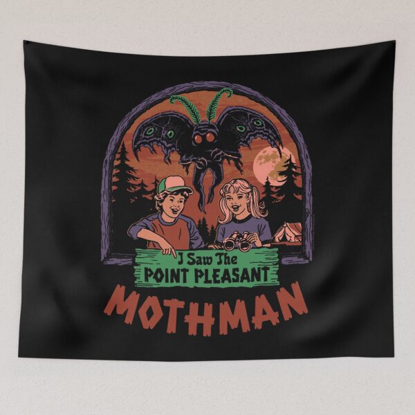 Item preview, I Saw The Point Pleasant Mothman Retro Cryptid designed and sold by AmazingPics001.