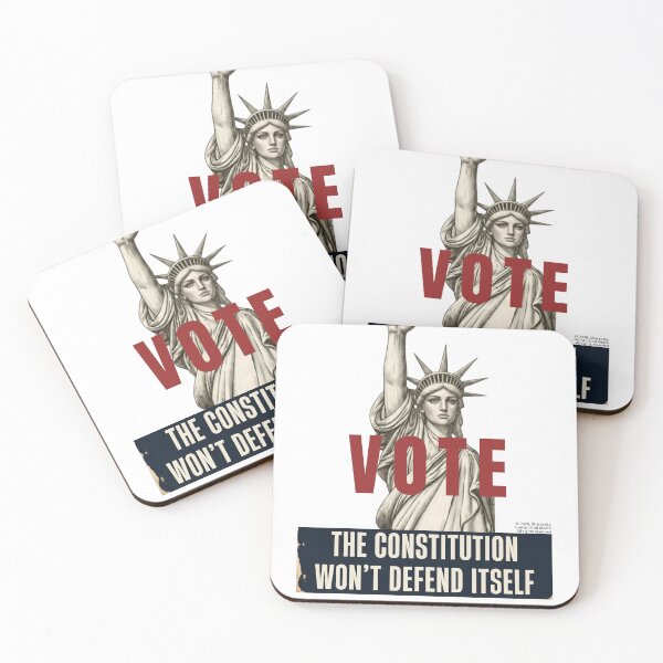 Item preview, VOTE - The Constitution Won't Defend Itself designed and sold by HumanKindMedia.