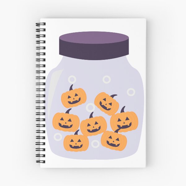 Item preview, Minimal Pumpkins in Glass Jar, Halloween Spooky Design designed and sold by Tanapan2529.