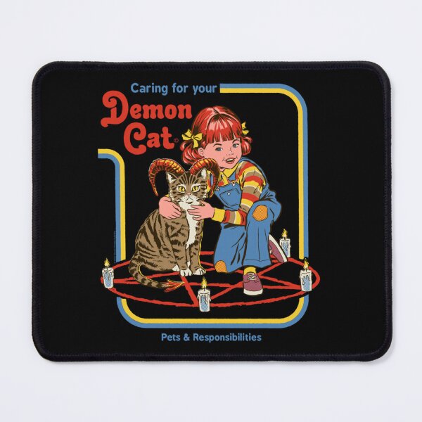 Item preview, Caring For Your Demon Cat Vintage Retro Book designed and sold by AmazingPics001.