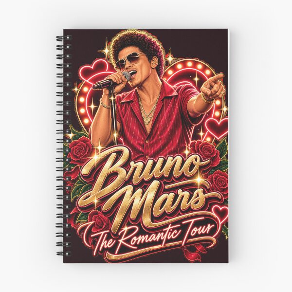 Item preview, Bruno Mars The Romantic Tour designed and sold by AndyGordon125.