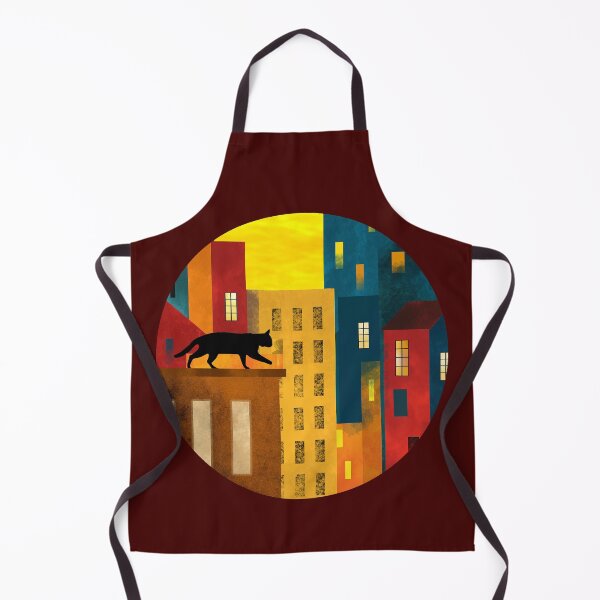 Item preview, Black Cat On Rooftop designed and sold by Andrew  Hitchen.