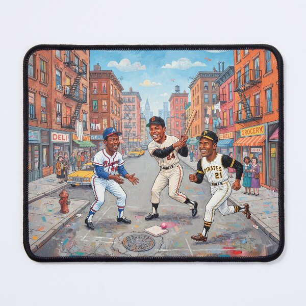 Item preview, Mays Aaron Clemente Baseball's All Star Trio designed and sold by Home Decor Art.