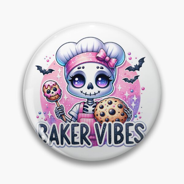 Item preview, Baker Vibes Spooky Skeleton Baker Halloween Baking Lover designed and sold by Polaris Bear.