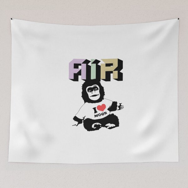 Item preview, AIR FRENCH BAND MOON designed and sold by QuirkNestHalls.