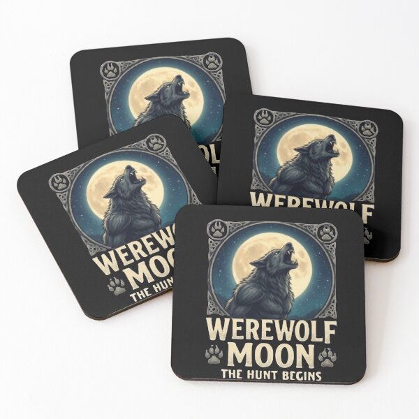 Item preview, Werewolf Moon | Howling Wolf Gothic designed and sold by NightshadeWolfs.