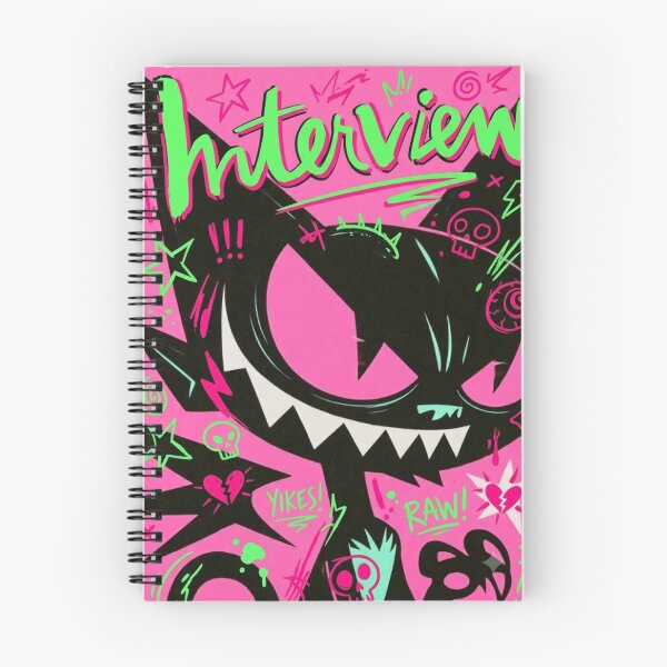 Item preview, C4T‑PUNK R4W‑BL4ST: The Neon Feral Mascot Running Full Interview‑Lore Voltage designed and sold by Print Fiction.
