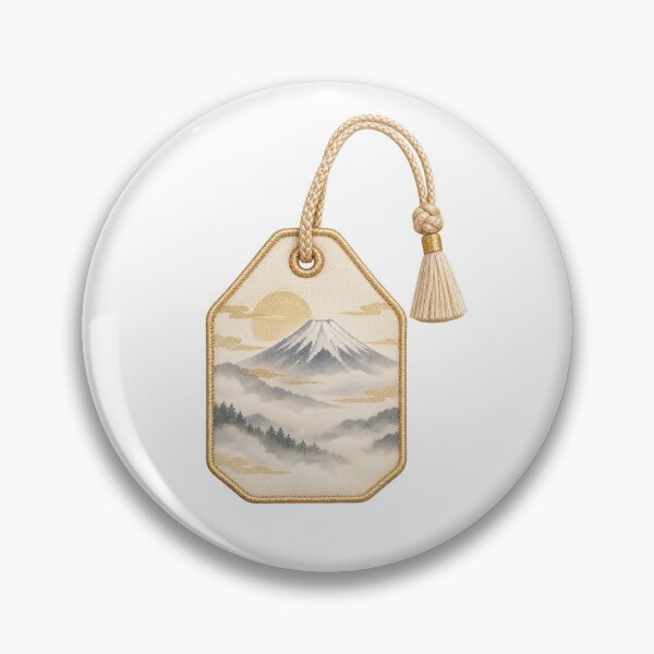 Item preview, Mount Fuji Japanese Charm Motif Sticker designed and sold by LuminaKage.
