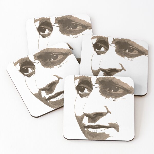Item preview, Intense Stare Portrait - Hand Drawn Illustration - JC Portraits designed and sold by TheCollectiveArtandAwareness.