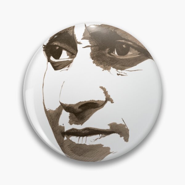 Item preview, Intense Stare Portrait - Hand Drawn Illustration - JC Portraits designed and sold by TheCollectiveArtandAwareness.