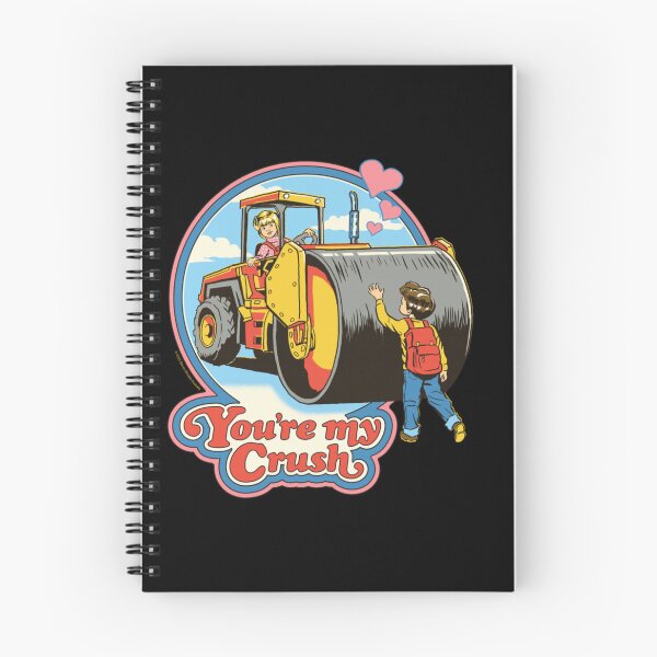 Item preview, You're My Crush Vintage Steam Roller Pun designed and sold by AmazingPics001.