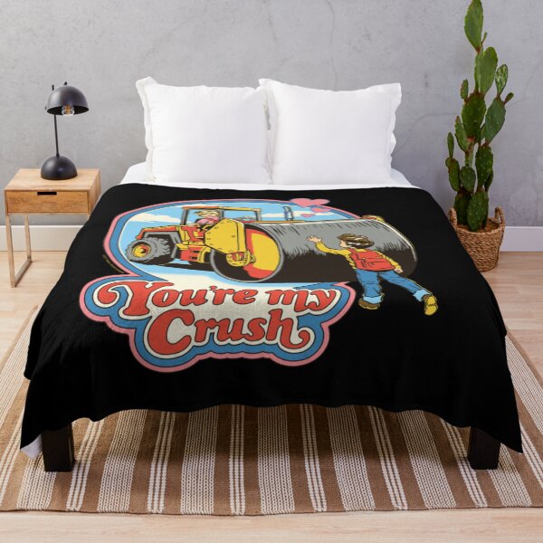 Item preview, You're My Crush Vintage Steam Roller Pun designed and sold by AmazingPics001.