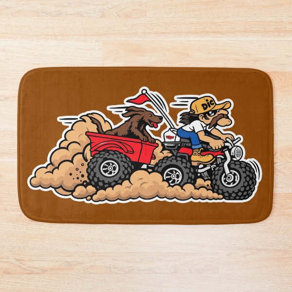 Item preview, Trike trailer and dog designed and sold by Adorable Badass.