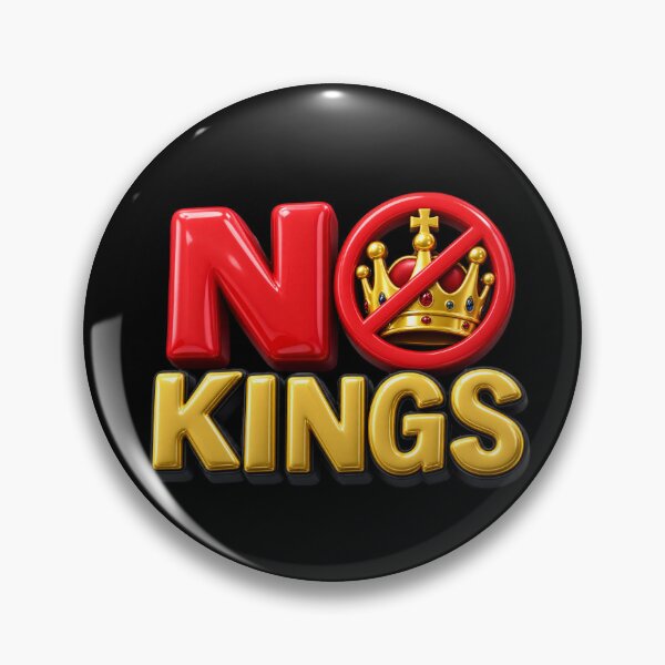 Item preview, NO KINGS – Bold Democracy Protest Statement Design designed and sold by ManggaeJM.