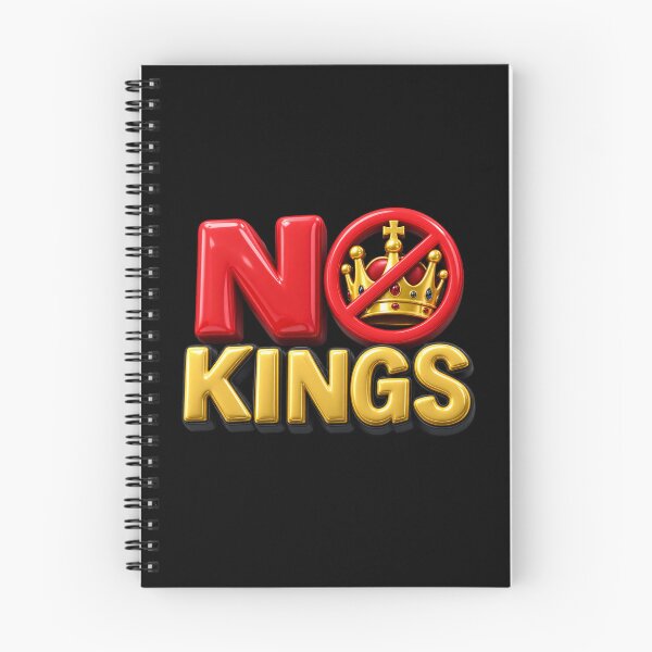 Item preview, NO KINGS – Bold Democracy Protest Statement Design designed and sold by ManggaeJM.