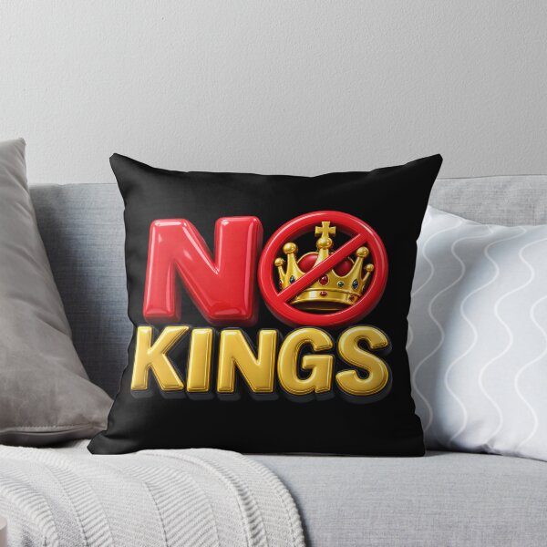 Item preview, NO KINGS – Bold Democracy Protest Statement Design designed and sold by ManggaeJM.