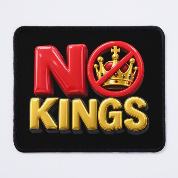 Item preview, NO KINGS – Bold Democracy Protest Statement Design designed and sold by ManggaeJM.