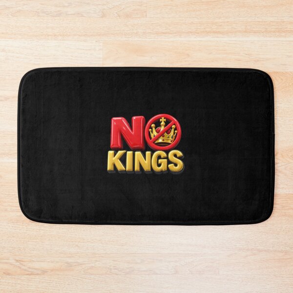 Item preview, NO KINGS – Bold Democracy Protest Statement Design designed and sold by ManggaeJM.
