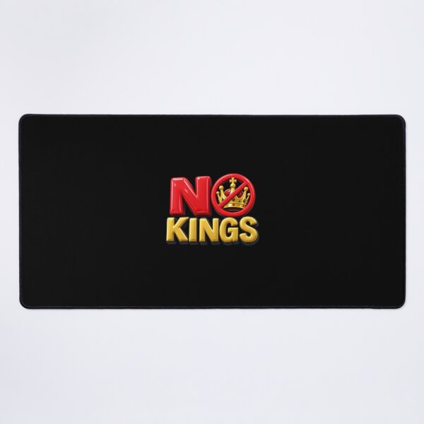 Item preview, NO KINGS – Bold Democracy Protest Statement Design designed and sold by ManggaeJM.