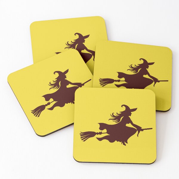 Item preview, Flying Witch Silhouette Broomstick Halloween Graphic designed and sold by SolutionsArt.