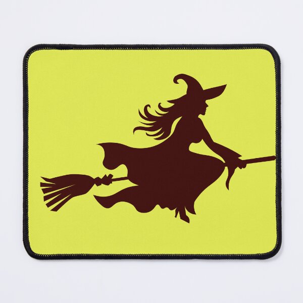 Item preview, Flying Witch Silhouette Broomstick Halloween Graphic designed and sold by SolutionsArt.
